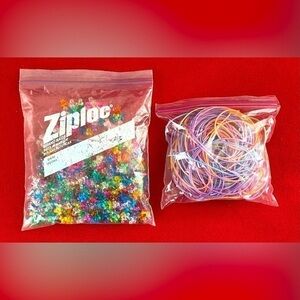 Michaels Craft Store Tri Shaped Beads with String